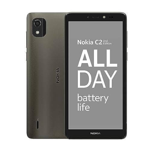Image of Nokia C2 2nd Edition 5.7” Smartphone with all-day battery life, 5MP & 2MP cameras, Android 11 (Go edition), MicroSD card slot supports up to 256GB, 2 years quarterly security updates, Dual SIM - Grey