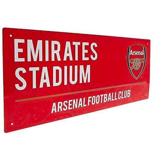 Image of Arsenal FC Street Sign, Red, One Size