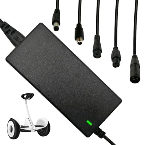 Image of COWANIEE Pure Electric Scooter Charger, 42V 2A Li-Ion Battery Electric Bike Charger for M365