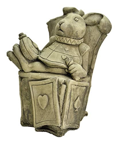 Image of Devonshire Stone Limited White Rabbit/Alice in wonderland/Garden ornament