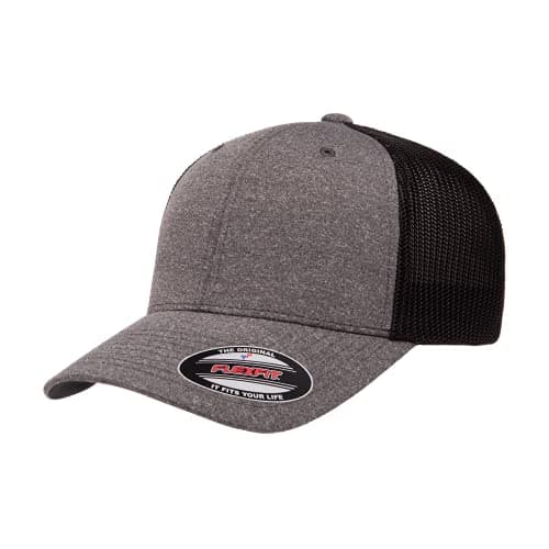 Image of Flexfit Men's 110 Mesh Trucker Hat, Black, One Size