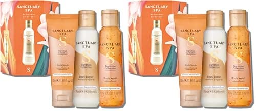 Image of Sanctuary Spa Me Time Minis 200 ml, Vegan Beauty gift, gifts For Women, gift For Her, Birthday gift (Pack of 2)