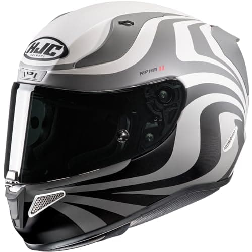 Image of HJC RPHA 11 Eldon MC10SF Full Face Motorcycle Helmet - White (XL)