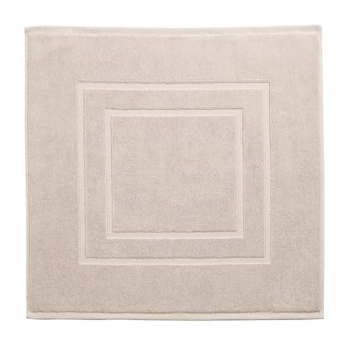 Image of Christy Brixton Bath Mat | 100% Cotton Shower Mat | Super Absorbent | Pebble