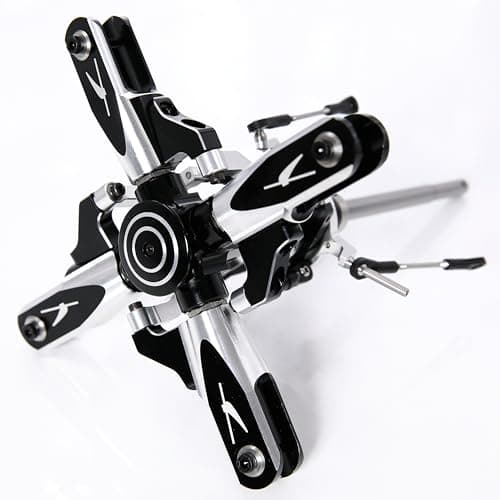 Image of T-rex 500 DFC RC Helicopter 4 Blades Main Rotor Head Kit for Align Trex 500 Upgrade Part (4 Blades Rotor Head)