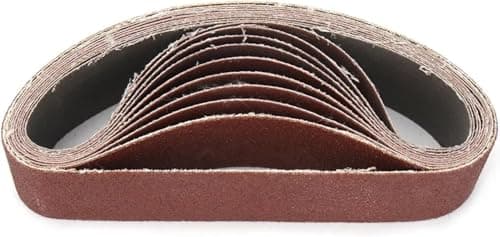 Image of Sanding Belt 330x30mm Sanding Belts 120/320/600/800/1000 Grit Assortment Metal Grinding Aluminium Bands Polisher Oxide Sander(Mix(each 2pcs))