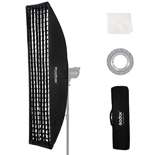 Image of Godox Grid Softbox Strip Softbox Strip Box Beehive Honeycomb Grid Bowens Holder for Photo Studio(FW30x120)
