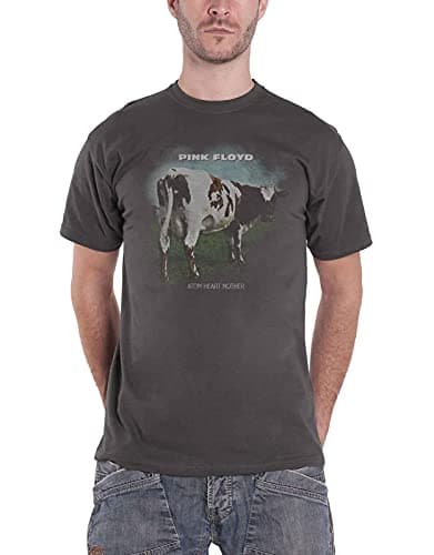 Image of Pink Floyd Men's Atom Heart Mother Fade Regular Fit Crew Neck Short Sleeve T - Shirt, Grey (Grey Grey), X-Large (Manufacturer Size:X-Large)
