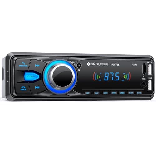 Image of Car Radio Bluetooth, CENXINY Car Stereo Bluetooth Hands-Free Calling, Single Din Car Stereo Supports 2USB/AUX/TF/SD/EQ/iOS/Remote Control/MP3 Player