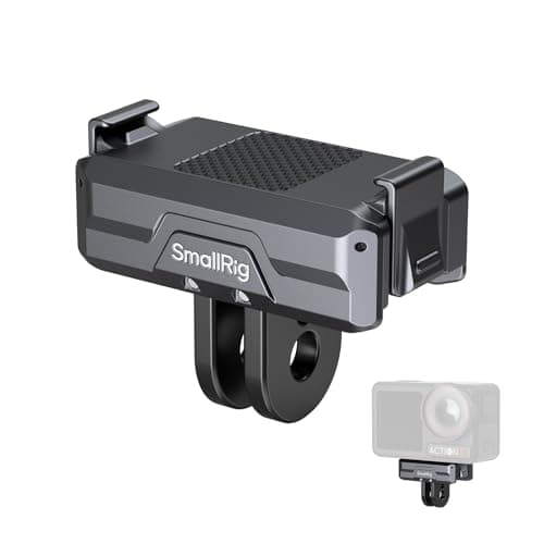 Image of SMALLRIG Magnetic Mount Adapter for DJI OSMO 360/ Action 5/4/ 3 - Quick-Release Aluminum Base with 1/4" Thread & Foldable Connector for Tripods, Selfie Sticks, Vlogging Accessories - 3662B