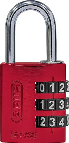 Image of ABUS 144/30 combination lock with large numbers., 80796