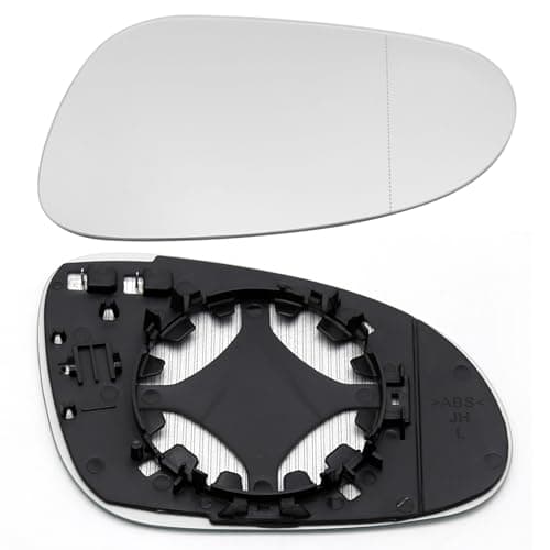 Image of Driver Left Side Heated Convex Mirror Replacement for 7M3857521F 7M4857521D 7M3857521E 1K0857521Compatible with VW R32 EOS GTI Jetta Rabbit Passat2005-2010