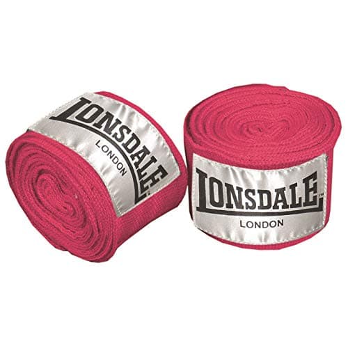 Image of Lonsdale Unisex 3.5m Pro Handwrap Pink One Size