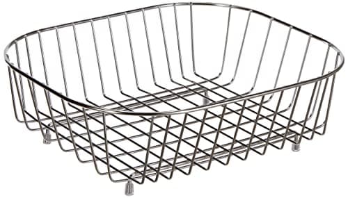 Image of Delfinware 3950SS Stainless SteelOval Sink Basket, Steel, Silver