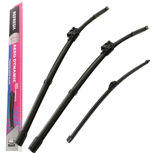 Image of Fits Mercedes EQC 2019-2024 Front Rear Wiper Blades HY-020 22"22"11Q Direct fit