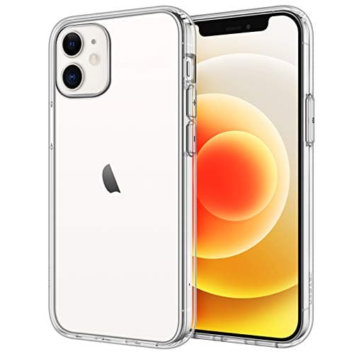 Image of JETech Case for iPhone 12 mini 5.4-Inch, Non-Yellowing Shockproof Phone Bumper Cover, Anti-Scratch Clear Back (Clear)