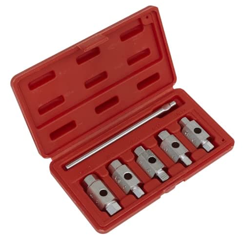 Image of Sealey Ak659 Drain Key Set 6Pc Double End