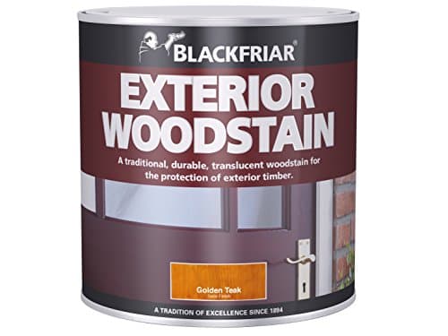 Image of Blackfriar BKFTEWSGT1L Traditional Exterior Woodstain, 1 Litre, Golden Teak