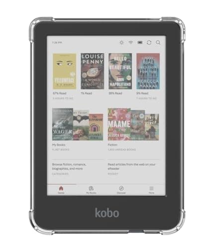Image of Zcooooool Case for Kobo Clara Colour/BW / 2E eReader 6 inch Reinforced Corners Cover/Libra Case