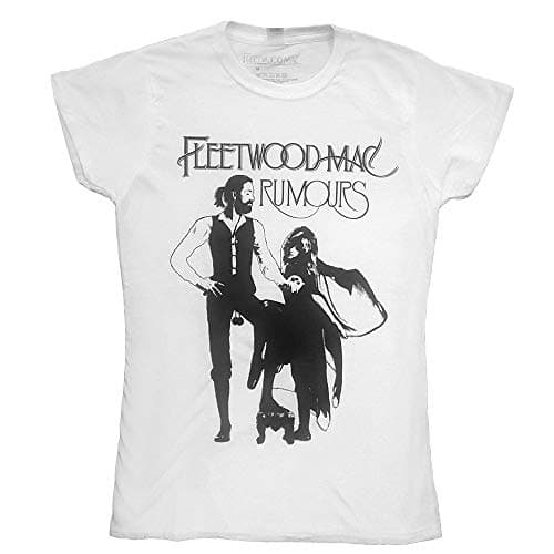 Image of Ladies Fleetwood Mac Rumours Official Tee T-Shirt Womens Girls (X-Large) White