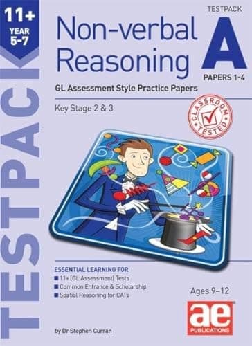 Image of 11+ Non-verbal Reasoning Year 5-7 Testpack A Papers 1-4: GL Assessment Style Practice Papers