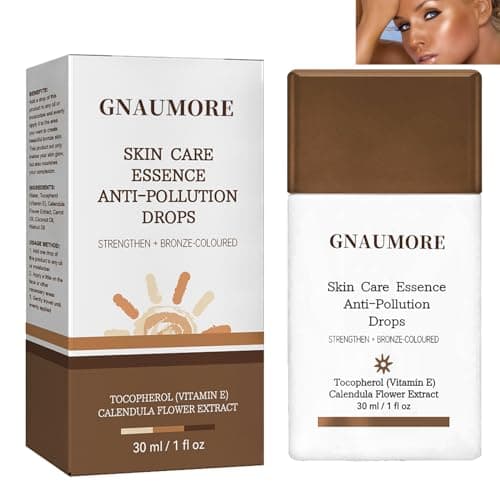 Image of GNAUMORE Drunk Elephants Bronzer Drops, Fake Tan Peptide Serums, Creates A Bronzed Glow, Replenishing Face Bronzing Essence (30ml)