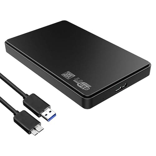 Image of Multibao 2.5" Hard Drive Enclosure SATA HDD/SSD Caddy Case To USB 3.0 For LAPTOP DVR External Black Enclosure Box