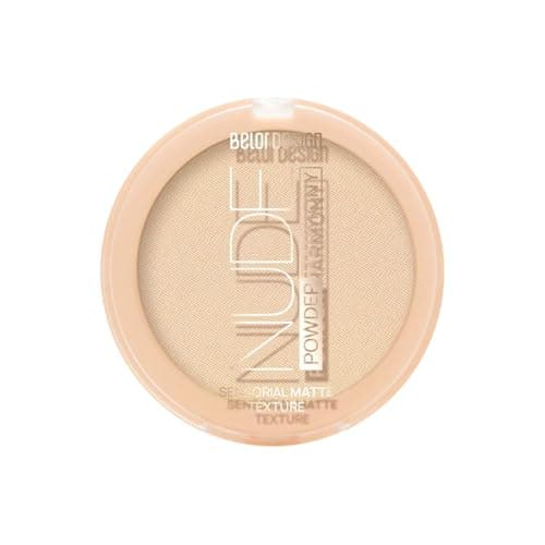 Image of Belor Design Nude Foundation Harmony, Velvet Finish with UV Filter, 4 Shades from Light Beige to Natural (tone 203 medium beige, one size)