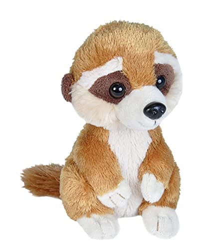 Image of Wild Republic Hug'ems Soft Toy, Gifts for Kids, Meerkat Cuddly Toy 18cm