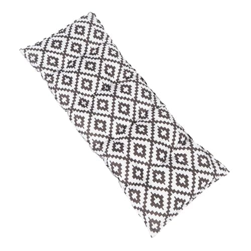 Image of OHS Bench Cushion Grey Geometric, 2 Seater Garden Bench Cushion Seat Pad for Patio Kitchen Garden Furniture Cushions Soft Waterproof Comfy Dining Bench Indoor Outdoor Cushions