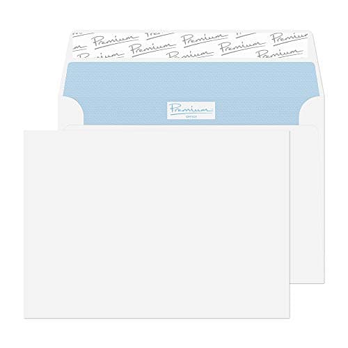 Image of Blake Premium Office C6 114 x 162 mm 120 gsm Peel and Seal Wallet Envelopes (31215) Ultra White Wove - Pack of 500
