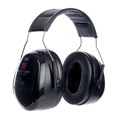 Image of 3M PELTOR Optime Push To Listen Earmuffs, 31 dB, Black, Headband, MT155H530A 380