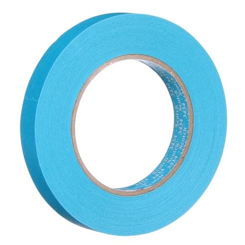 Image of 3M™ Scotch® 3434 07985 Water Resistant Blue Masking Tape 18mm by 50m - 2 Rolls