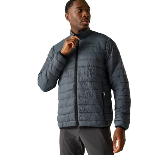 Image of Regatta Mens Hillpack II Quilted Jacket Water Repellent Insulated Walking Hiking Coat