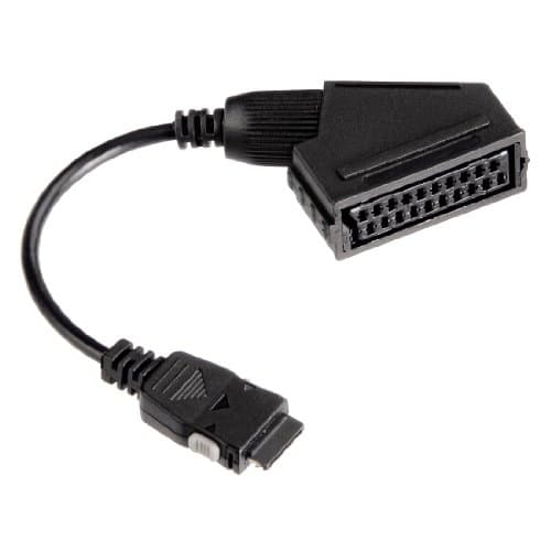 Image of Hama Scart Adaptor for Samsung TV (Scart Coupling to Samsung Plug) Black