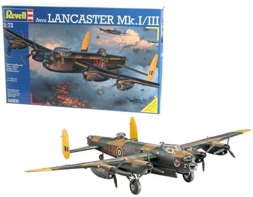Image of Revell 04300 Lancaster Mk.I/III 1:72 Scale Unbuilt/Unpainted Plastic Model Kit