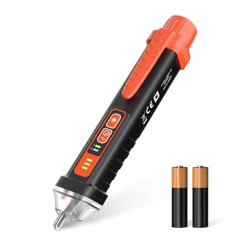 Image of YOWEXA Voltage Tester Pen Dual Range AC 12/48-1000V, Non-Contact Electrical Tester with Sound Light Alarm, LED Flashlight, Low Battery Indicator & Auto Off