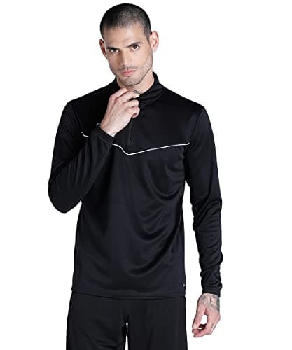 Image of PUMA Unisex 1/4 Puma teamRISE 1 4 Zip Top, White, XL UK