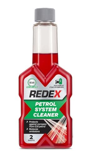 Image of Redex Petrol System Cleaner 250ml, Petrol Injector Cleaner To Remove Harmful Deposits, Maximise Performance & Increase Fuel Economy Fuel Additives For Petrol Engines, Suitable For Hybrids