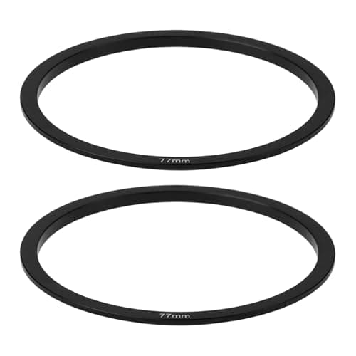 Image of ECSiNG 2pcs 77mm Aluminum Ring Adapter Compatible with Cokin P Series Filter Holder