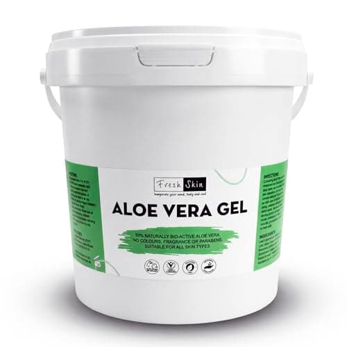 Image of Freshskin Beauty LTD | 1KG Aloe Vera Gel - 99% Naturally Bio-Active Aloe Vera - Cooling, Soothing & Moisturising for All Skin Types - Non-Sticky Fast Absorbing Formula Cruelty-Free & Vegan (1000g)