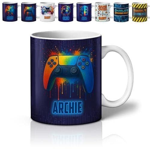 Image of Personalised Gamer Mug – 11oz Custom Gaming Mug | Perfect for Gamers and Streamers | Console & PC Designs | Controller 2