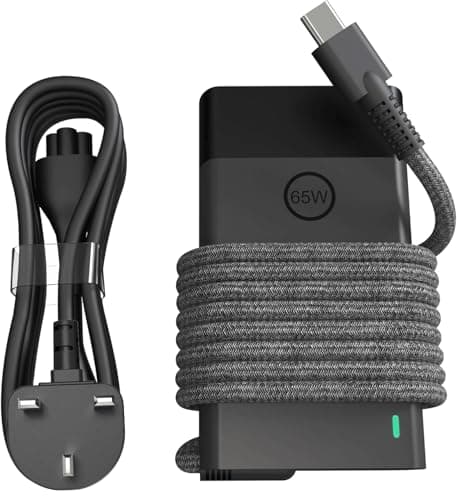 Image of Riabwwox 65W USB C Laptop Charger Compatible with HP EliteBook 1030 1040 840 830 835 860 640 650 655 G6 G7 G8 G9,Probook 440 445 450 455 460,Envy 11 13 14 15,Elite X2,Spectre X360 Type C Power Adapter