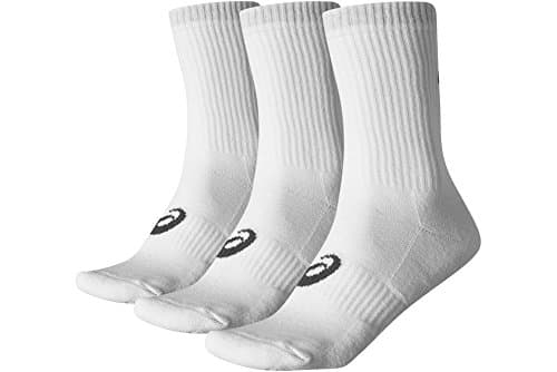 Image of Asics Motion Dry Crew Socks - Pack of 3 (White, UK 2-5 )