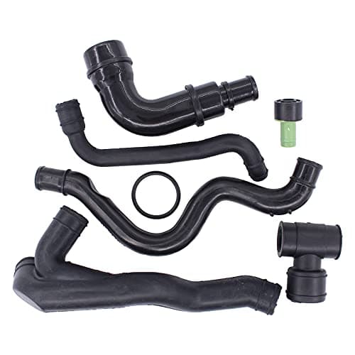 Image of HouYeen Crankcase Breather Hose Pipe Kit Set for Volkswagen Bora Golf MK4 A-UDI A3 1.8T 06A103213AF