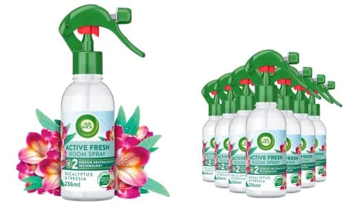 Image of Airwick Air Freshener Room Spray| Odour Neutraliser, Bathroom and Room Air Freshener|Fragrance : Eucalyptus| Contains : 8 Sprays