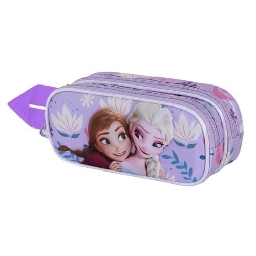 Image of Disney Frozen 2 Beauty-3D Double Pencil Case, Lilac, 22 x 10 cm