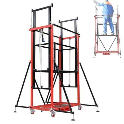 Image of Mobile Scaffolding Platform with Remote Control, 300KG Capacity, for Construction and Elevated Work