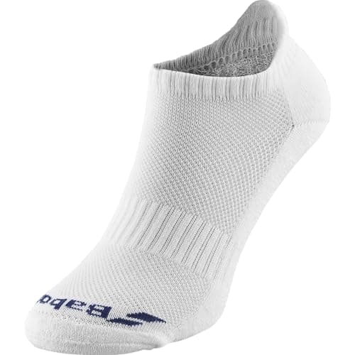 Image of Babolat, Short Socks, Reinforcements in the Forefoot and Undersole, Ventilated Zones for Breathability, Support Band Under Arch, white, 39-42
