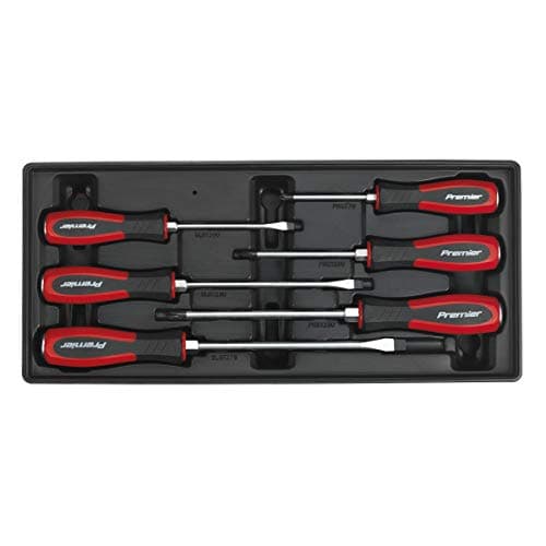 Image of Sealey Tbt29 Tool Tray with Hammer-Thru Screwdriver Set 6Pc